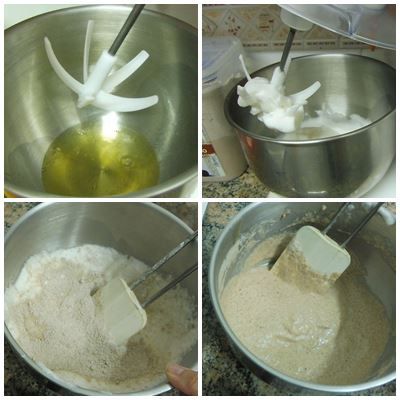 Bizcocho de avena sabor chocolate