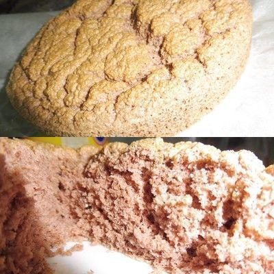Bizcocho de avena sabor chocolate