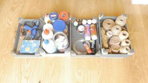 Reciclando cajas de fresa
