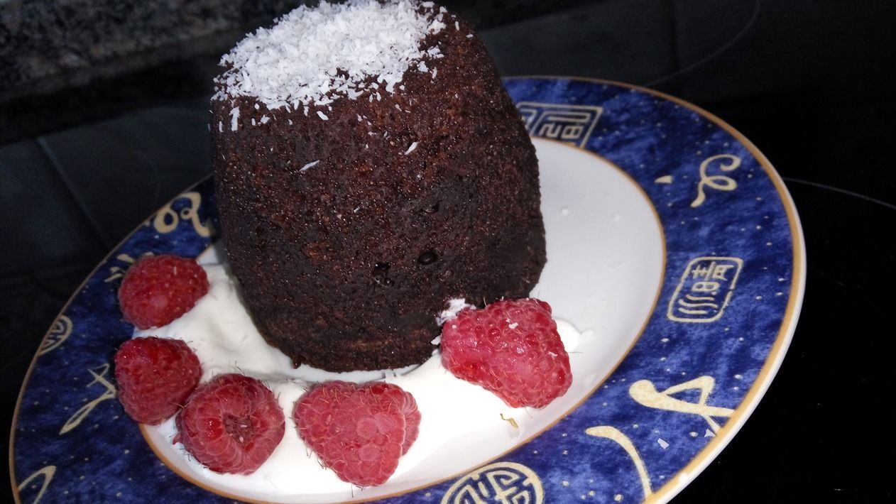 Receta de Pastel de chocolate en taza y microondas