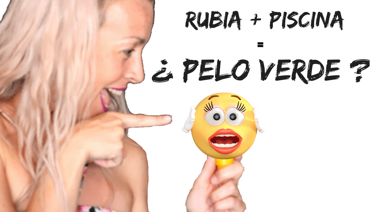 Truco para evitar el pelo verde por el cloro de la piscina
