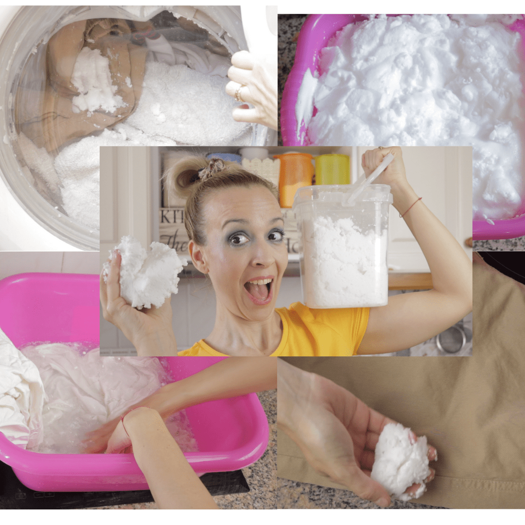 Detergente casero anti manchas blanqueador