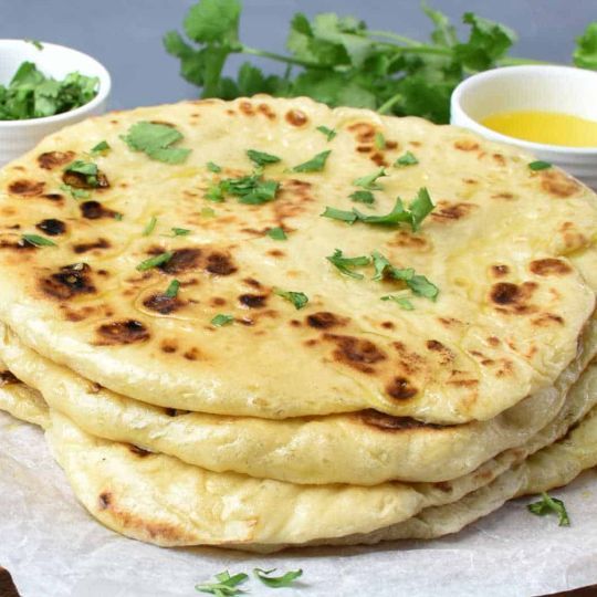 Pan Naam sin horno y sin levadura