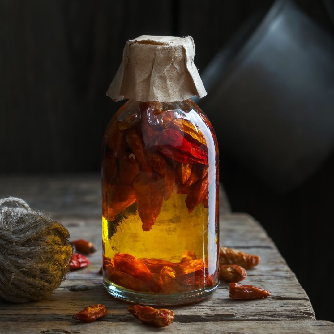 Oleato de Pimienta Cayena para el Crecimiento del Cabello