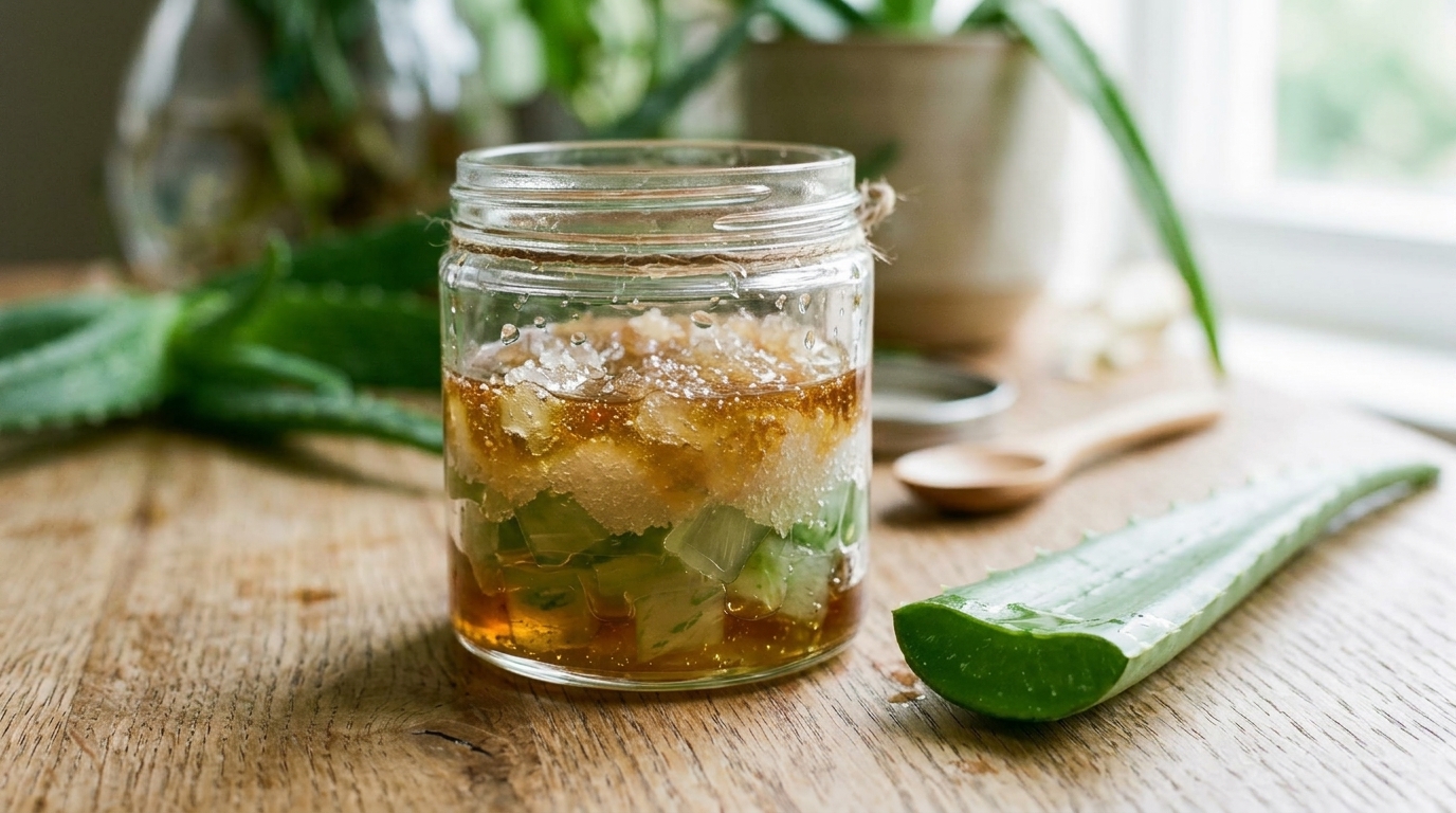 Cómo hacer extracto de aloe vera con azúcar